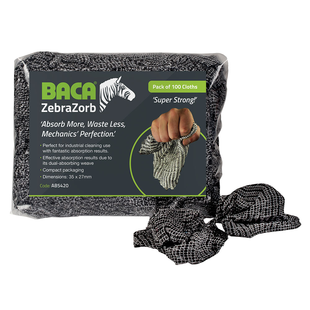 BACAÂ® ZebraZorb Cloths – Pack of 100 – AB5420