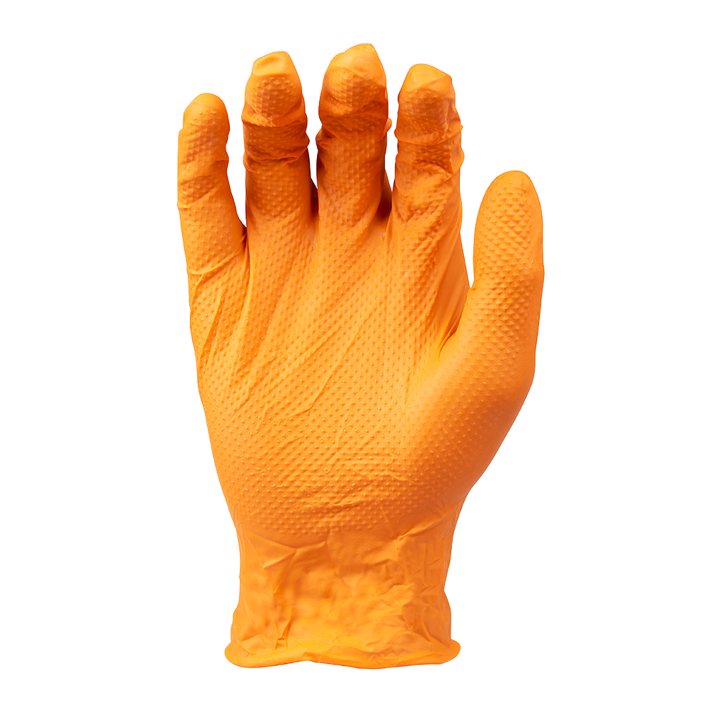 Tuffgrip Orange Nitrile Gloves – GL0052