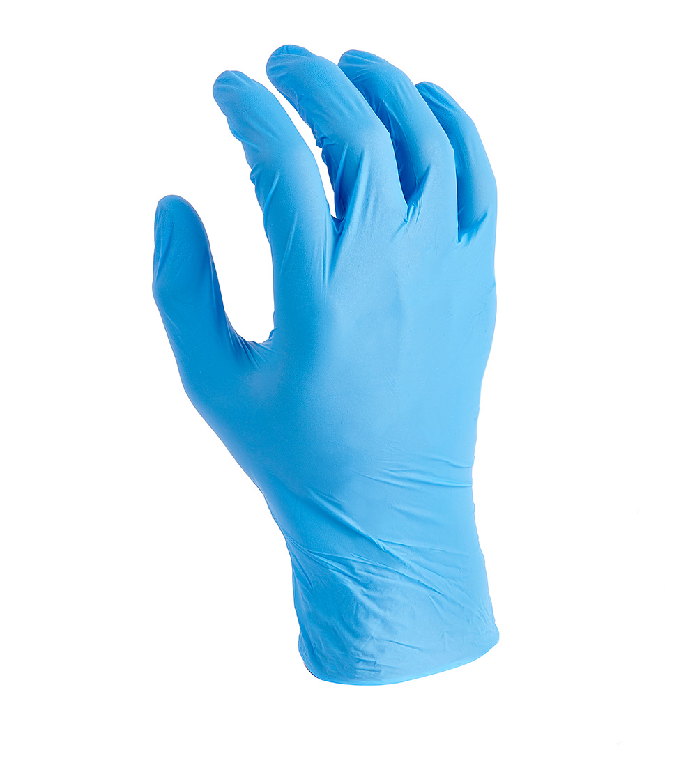 Disposable Nitrile Gloves Blue 3.5g Box of 100 – GL3090