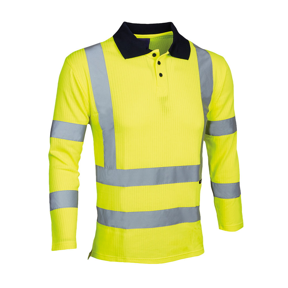 Swimbridge Hi-Vis Long-Sleeved  Polo Shirt – HV5173