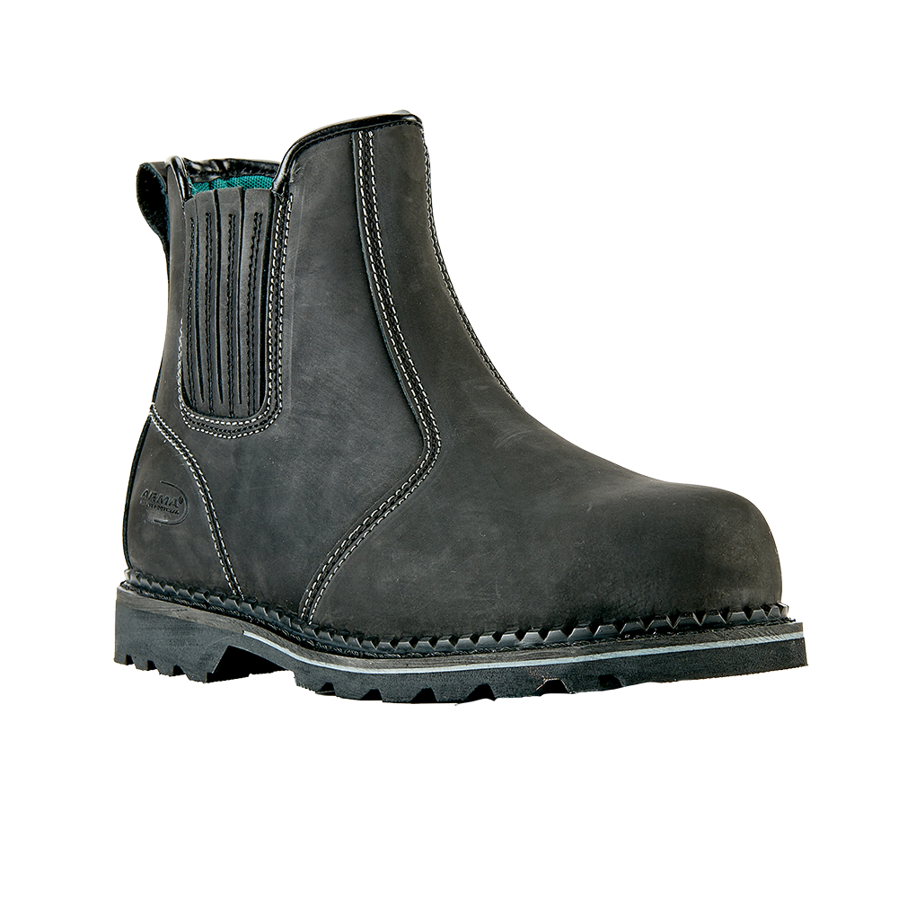 Defender Full Grain Black Leather Safety Dealer Boot S3 – SF4525