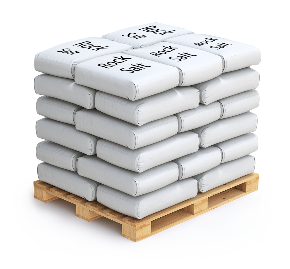 White De-Icing Rock Salt – 25kg  (Pallet of 40) – SI1279